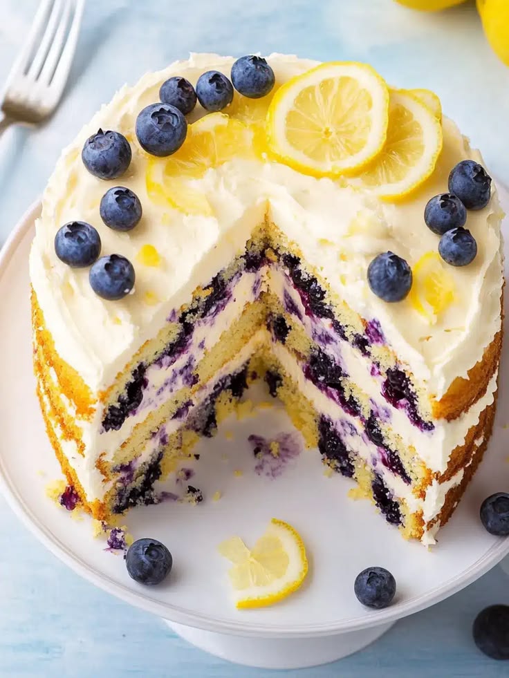 Fresh Lemon Blueberry